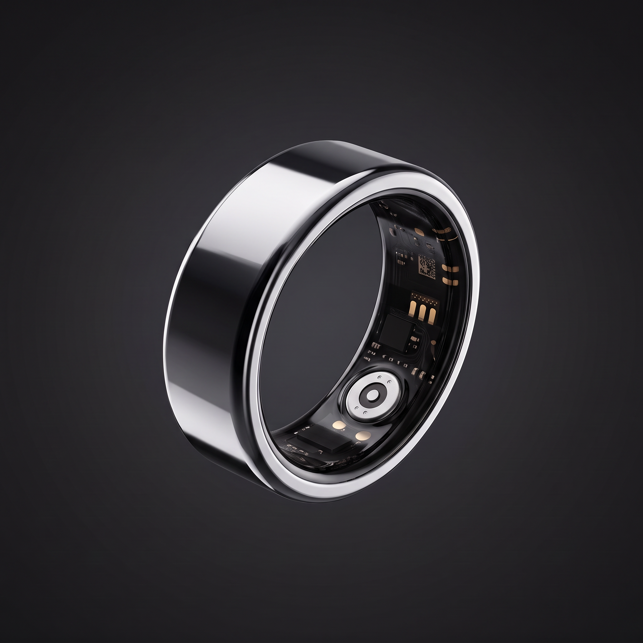 ZALUT Smart Ring en plateado